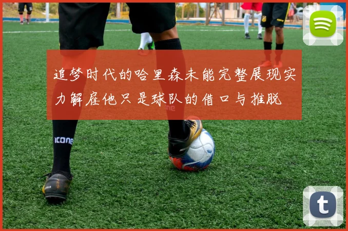 追梦时代的哈里森未能完整展现实力解雇他只是球队的借口与推脱
